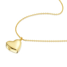 Load image into Gallery viewer, Drop Heart Urn Necklace - Gold