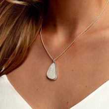Load image into Gallery viewer, Pebble Ashes Necklace - Silver