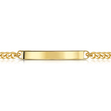 Load image into Gallery viewer, Legacy Name Bar Urn With Cuban Chain Bracelet - Gold