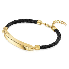 Load image into Gallery viewer, Legacy Bar Urn With Braided Bracelet Gold