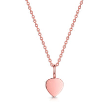 Load image into Gallery viewer, Little Heart Ashes Resin Pendant - Rose Gold