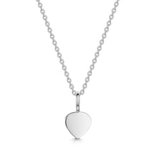 Load image into Gallery viewer, Little Heart Ashes Resin Pendant - Silver
