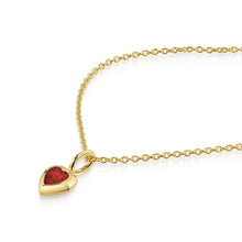 Load image into Gallery viewer, Little Heart Ashes Resin Pendant - Gold
