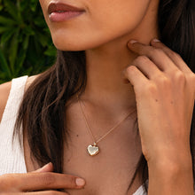 Load image into Gallery viewer, Little Solid 14k Gold Heart Locket