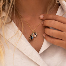 Load image into Gallery viewer, Little Solid 14k Gold Heart Locket