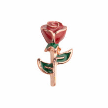 Load image into Gallery viewer, Red Rose Charm