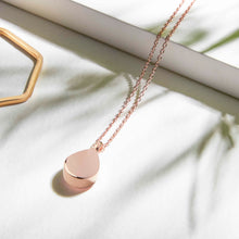 Load image into Gallery viewer, Teardrop Urn Ashes Necklace – Rose Gold