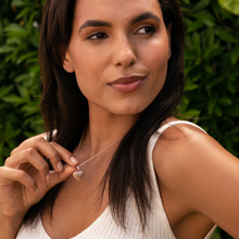 Load image into Gallery viewer, Filigree Personalised Heart Locket – Rose Gold