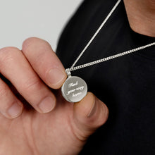 Load image into Gallery viewer, Men's Compass Urn Necklace - Silver