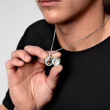 Load image into Gallery viewer, Men's St Christopher Locket - Silver