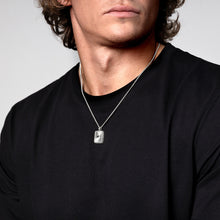 Load image into Gallery viewer, Men's Rising Sun Locket - Silver