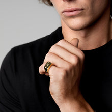 Load image into Gallery viewer, Men's Signet Ring Urn Gold