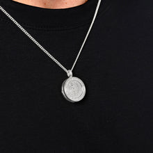 Load image into Gallery viewer, Men's St Christopher Locket - Silver