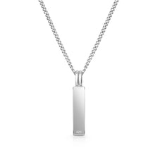 Load image into Gallery viewer, Men's Totem Urn Necklace - Silver