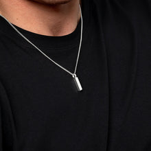 Load image into Gallery viewer, Men's Totem Urn Necklace - Silver