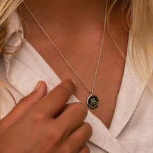 Load image into Gallery viewer, Initial & Date Personalised Necklace – Silver