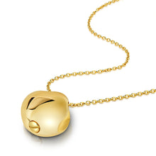 Load image into Gallery viewer, Organic Pebble Urn Ashes Necklace - Gold