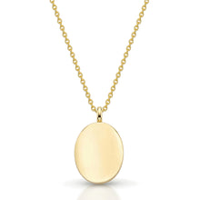 Load image into Gallery viewer, Oval Resin Locket Necklace - Gold