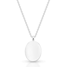Load image into Gallery viewer, Oval Resin Locket Necklace - Silver