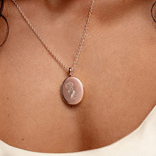 Load image into Gallery viewer, Birth Flower Personalised Locket - Rose Gold