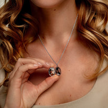 Load image into Gallery viewer, Little Oval Scroll Locket – Silver