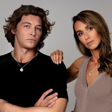 Load image into Gallery viewer, Men's Compass Locket - Silver