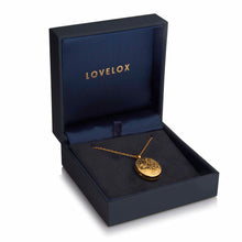 Load image into Gallery viewer, PRIVATE Large Oval Scroll Gold Locket