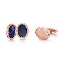 Load image into Gallery viewer, Locket Cufflinks - Rose Gold