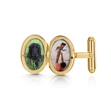 Load image into Gallery viewer, Locket Cufflinks - Gold