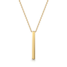 Load image into Gallery viewer, 3D Totem Pendant Personalised Necklace - Gold