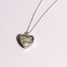 Load image into Gallery viewer, Interlocking Heart Crystal Charm