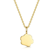 Load image into Gallery viewer, Paw Print Ashes Resin Pendant - Gold