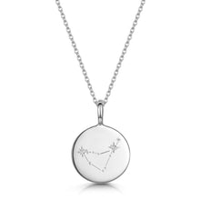 Load image into Gallery viewer, Zodiac Constellation Necklace - Diamond-Set Silver