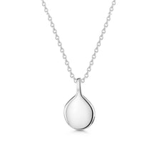 Load image into Gallery viewer, Pressed Fingerprint Pendant Silver