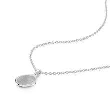 Load image into Gallery viewer, Pressed Fingerprint Pendant Silver