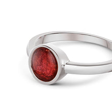 Load image into Gallery viewer, Circular Ashes Resin Ring - Silver