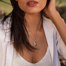 Load image into Gallery viewer, Twin Tag Personalised Necklace - Silver