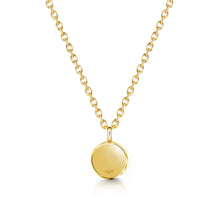 Load image into Gallery viewer, Sphere Urn Ashes Necklace - Gold