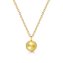 Load image into Gallery viewer, Sphere Urn Ashes Necklace - Gold