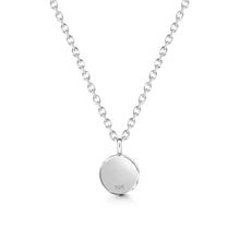 Load image into Gallery viewer, Sphere Urn Ashes Necklace - Silver