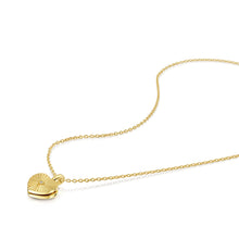 Load image into Gallery viewer, Sunbeam Crystal Heart Locket
