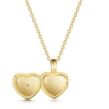 Load image into Gallery viewer, Sunbeam Crystal Heart Locket