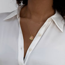 Load image into Gallery viewer, Swarovski® Birthstone Heart Necklace – Gold