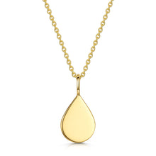 Load image into Gallery viewer, Teardrop Ashes Resin Pendant - Gold