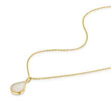 Load image into Gallery viewer, Teardrop Ashes Resin Pendant - Gold
