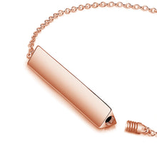 Load image into Gallery viewer, Toblerone Urn Bracelet - Rose Gold