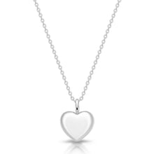 Load image into Gallery viewer, Vintage Resin Heart Necklace - Silver