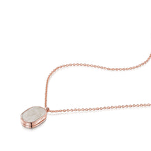 Load image into Gallery viewer, Dog Tag Ashes Resin Locket - Rose Gold