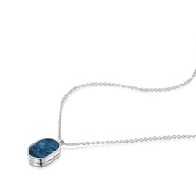 Load image into Gallery viewer, Dog Tag Ashes Resin Locket - Silver