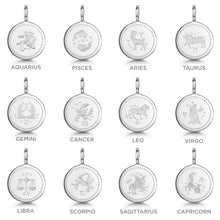 Load image into Gallery viewer, Zodiac Icon Necklace – Silver